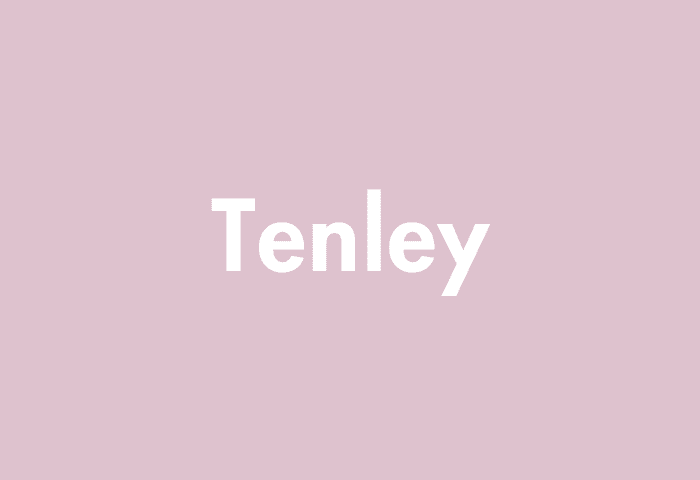 Tenley meaning