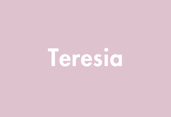 Teresia meaning