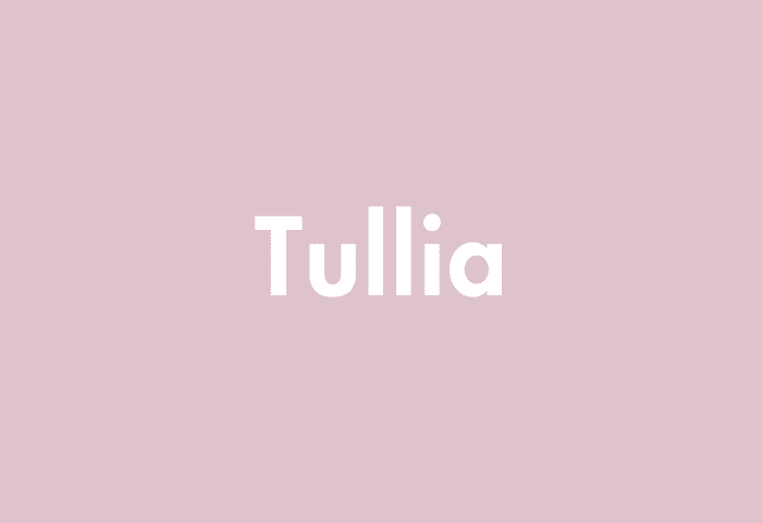 Tullia meaning