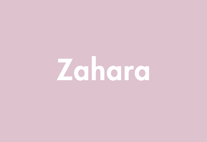 Zahara meaning