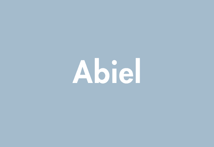 Abiel meaning
