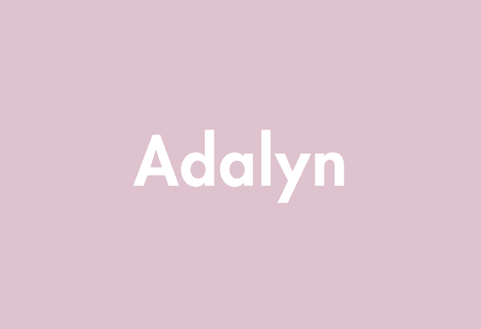 Adalyn meaning