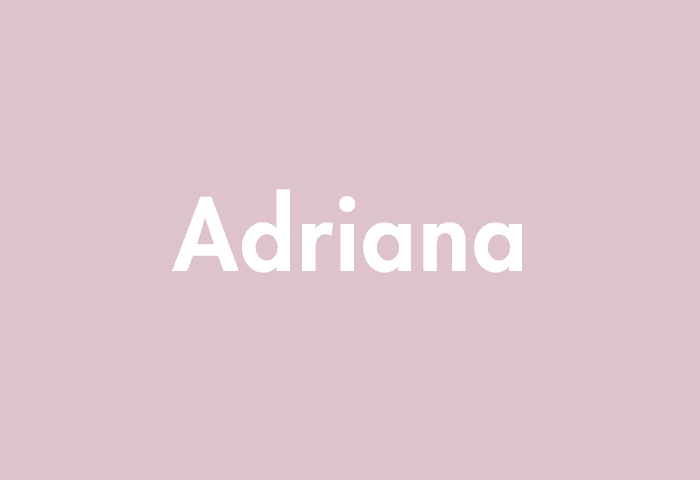 Adriana meaning