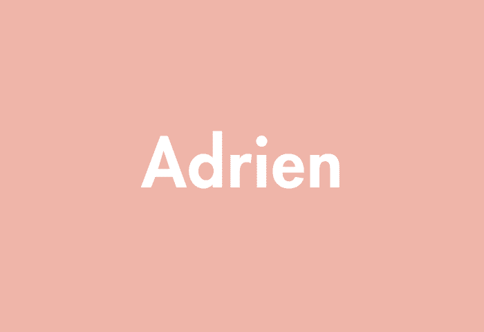 Adrien meaning