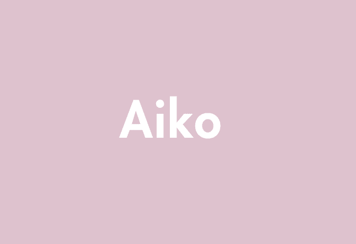 Aiko meaning