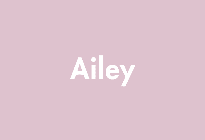 Ailey meaning