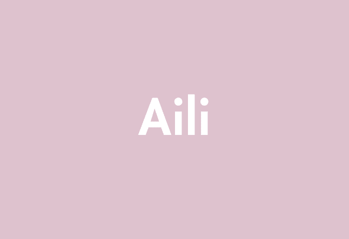 Aili meaning