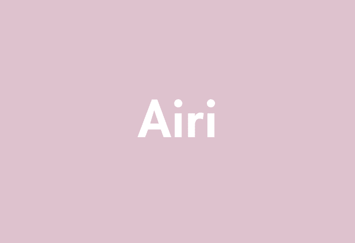 Airi meaning