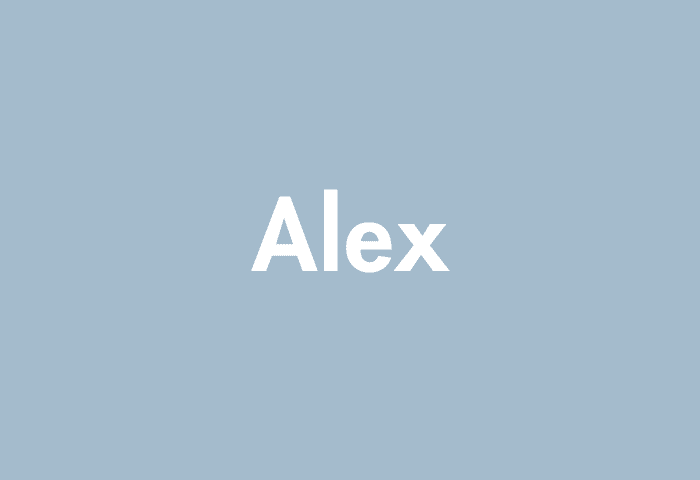 Alex meaning
