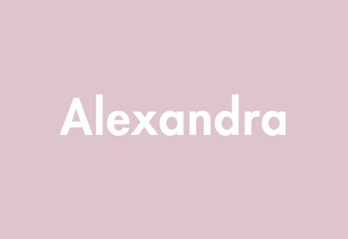 Alexandra meaning