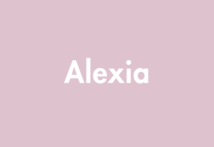 Alexia meaning