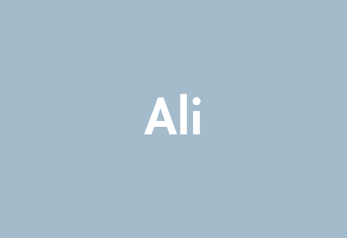 Ali meaning