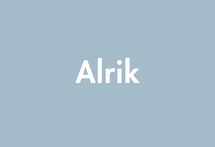 Alrik meaning