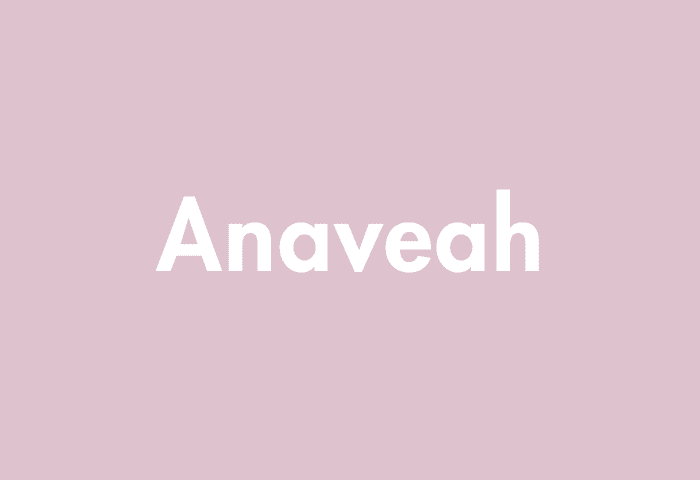 Anaveah meaning