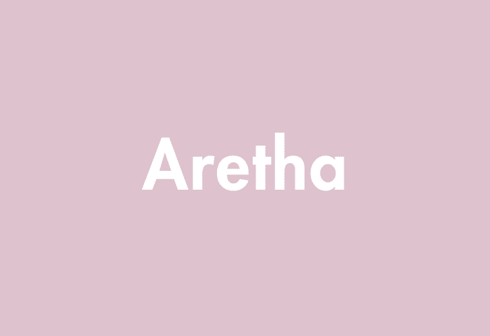 Aretha meaning