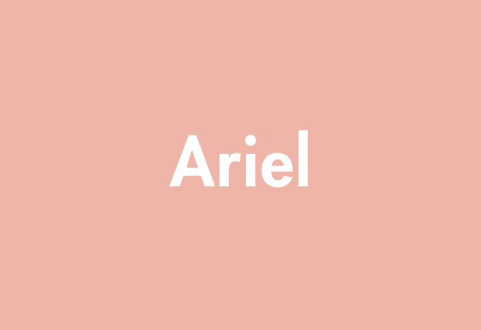 Ariel meaning