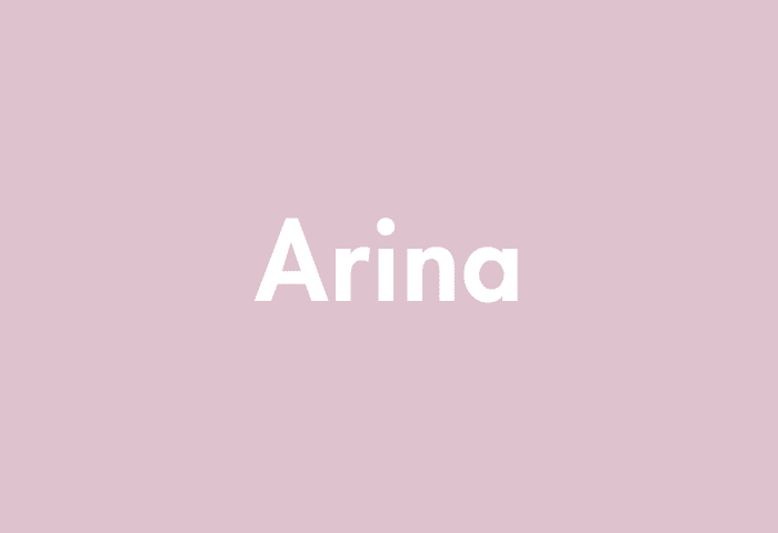 Arina meaning