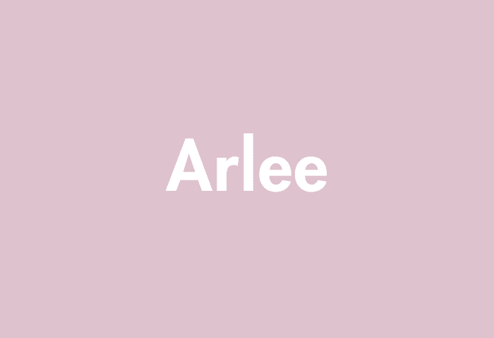 Arlee meaning