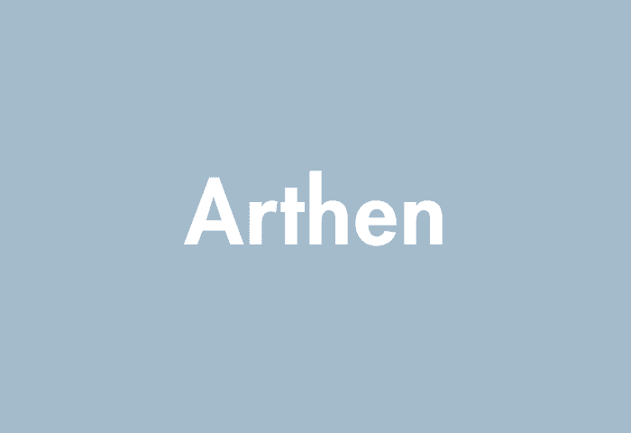 Arthen meaning