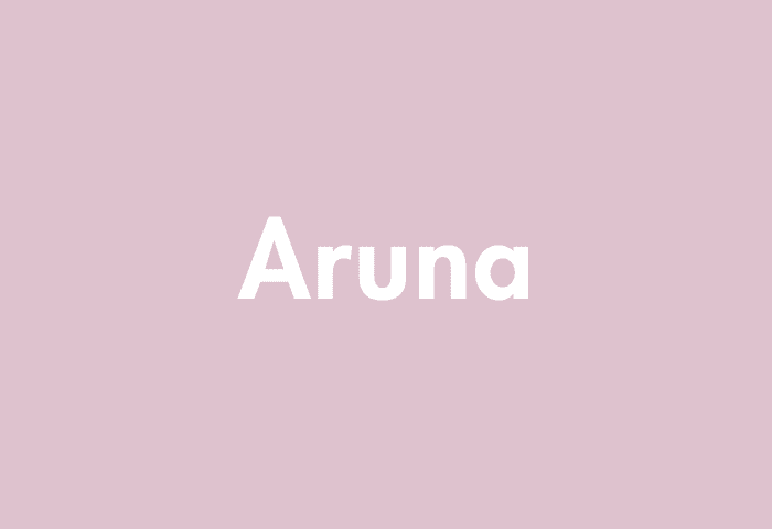 Aruna meaning