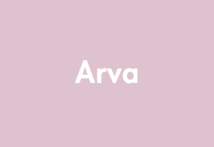 Arva meaning