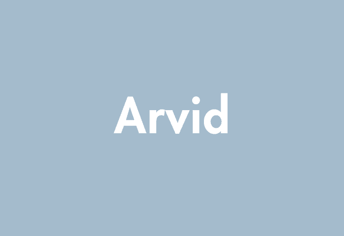 Arvid meaning