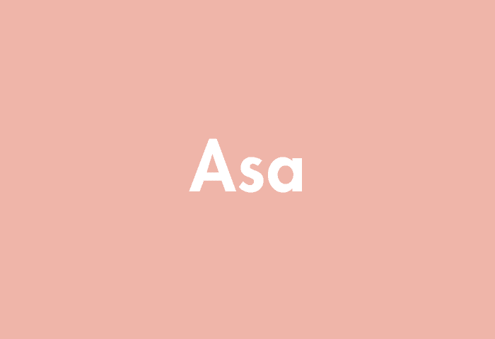 Asa meaning