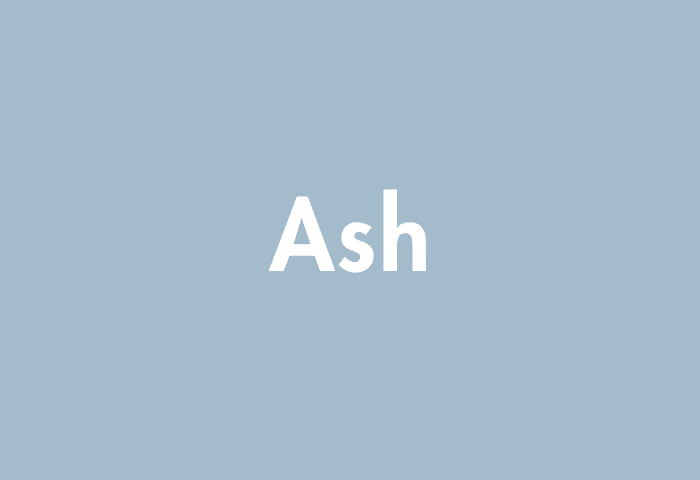 Ash meaning