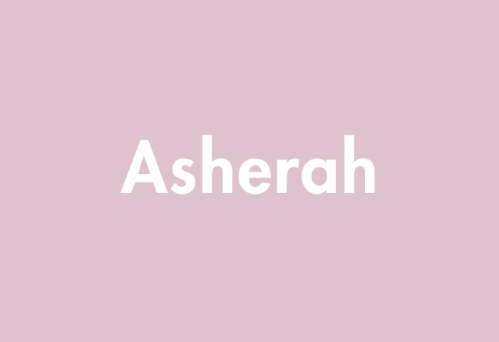 Asherah meaning
