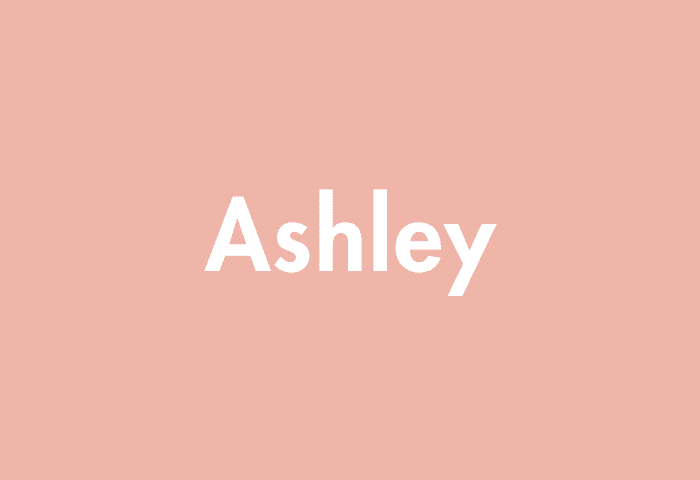 Ashley meaning