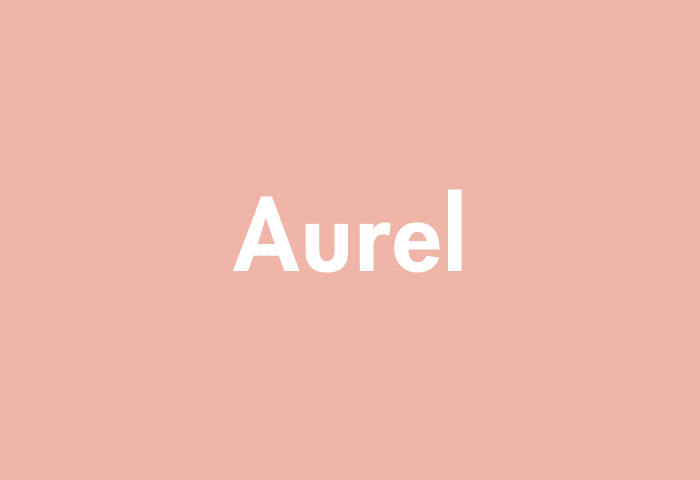 Aurel meaning