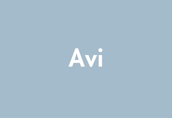 Avi meaning