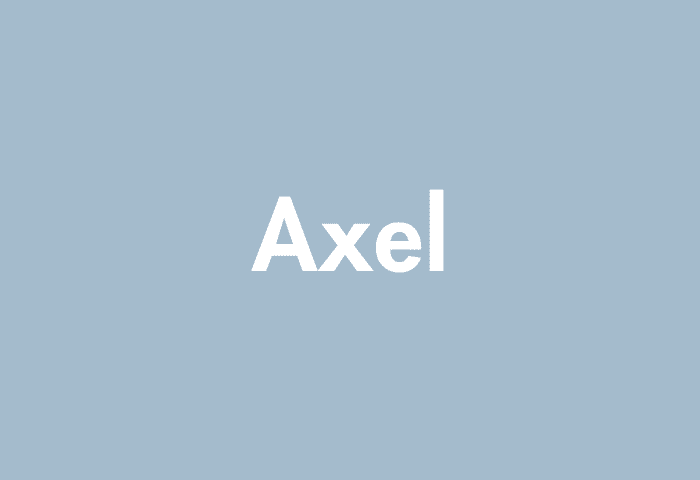 Axel meaning