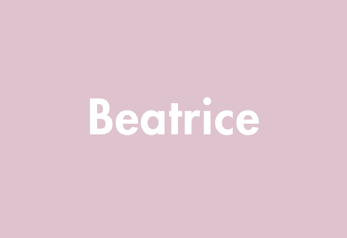 Beatrice meaning