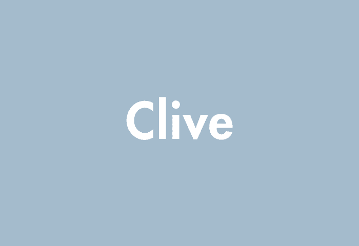 Clive meaning