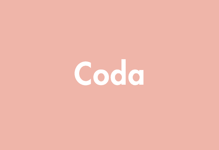 Coda meaning