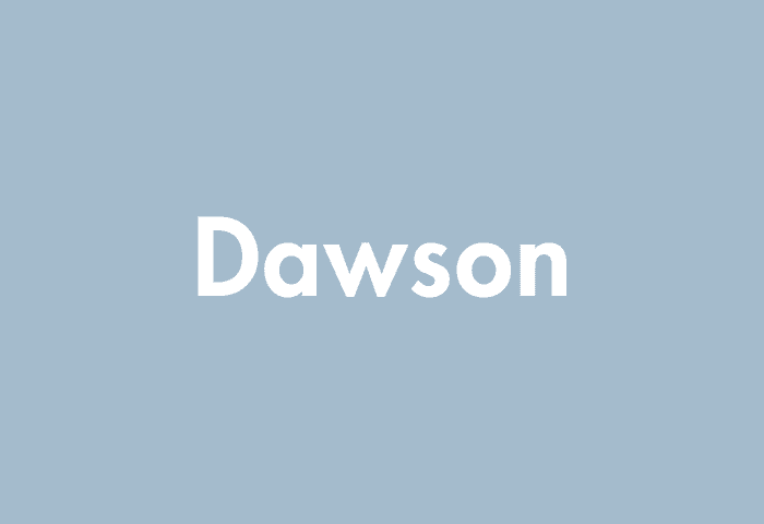 Dawson meaning