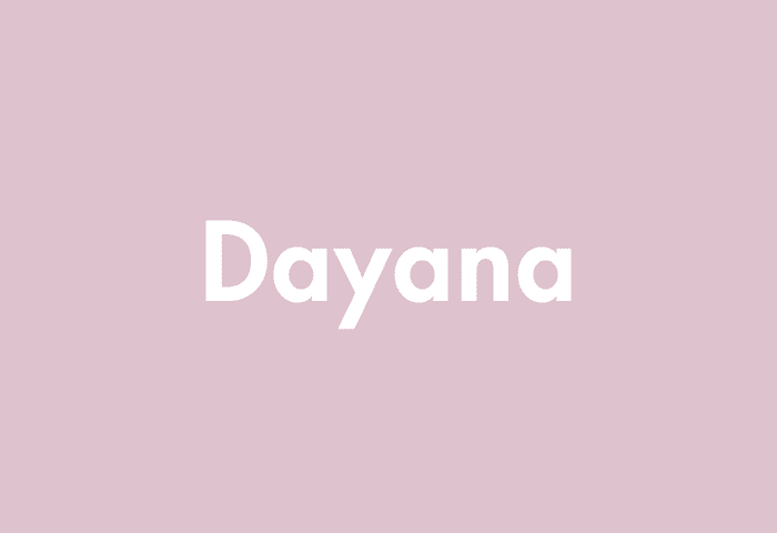 Dayana meaning