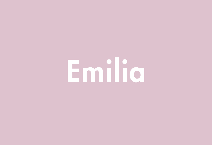 Emilia meaning
