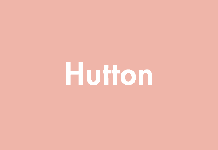 Hutton meaning