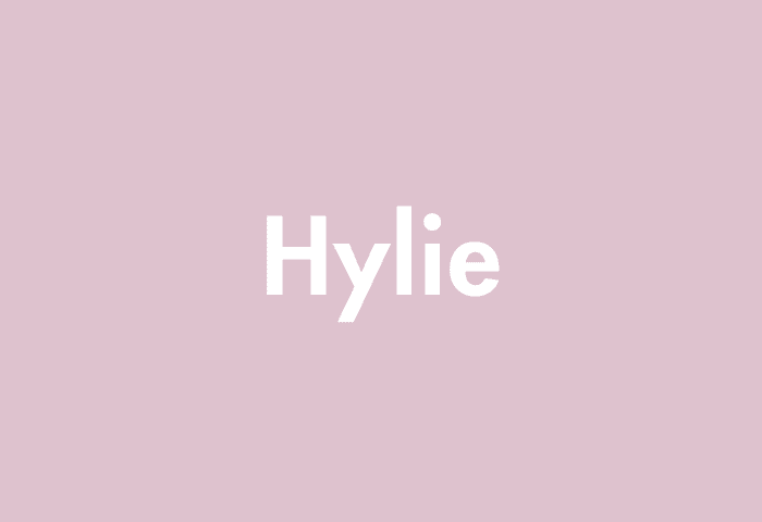 Hylie meaning