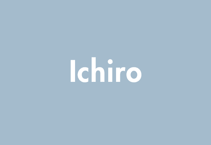 Ichiro meaning