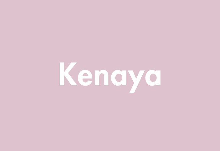 Kenaya meaning