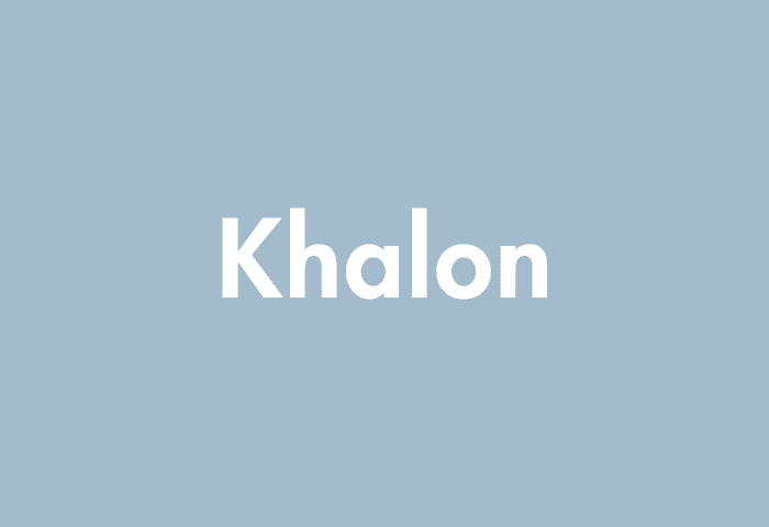 Khalon meaning