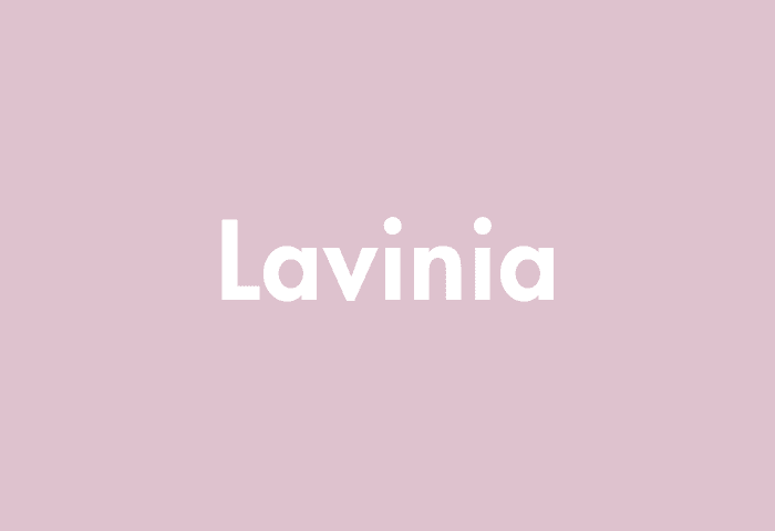 Lavinia meaning