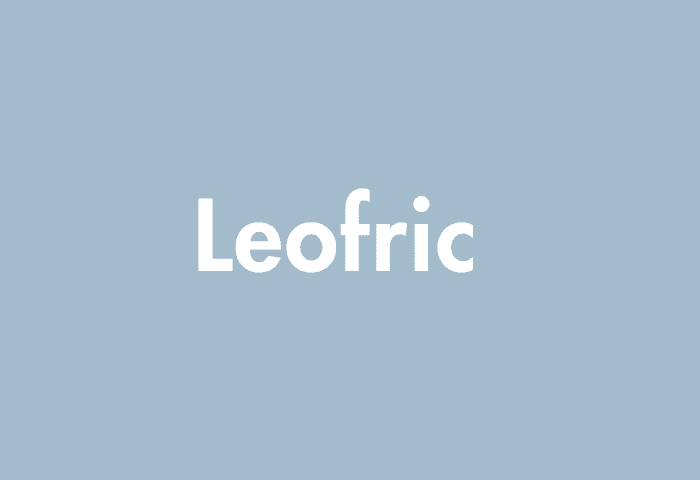 Leofric meaning