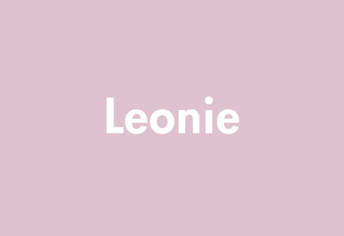 Leonie meaning
