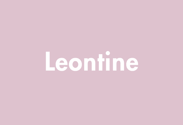 Leontine meaning