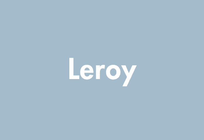 Leroy meaning