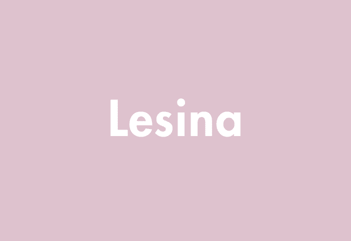 Lesina meaning